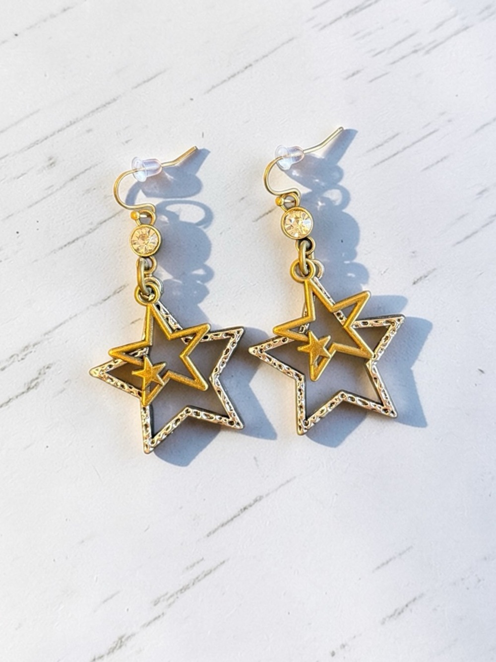 Gypsy Junk Star Earrings